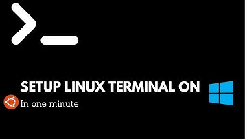 Set up Linux terminal in 1 minute on Windows 10