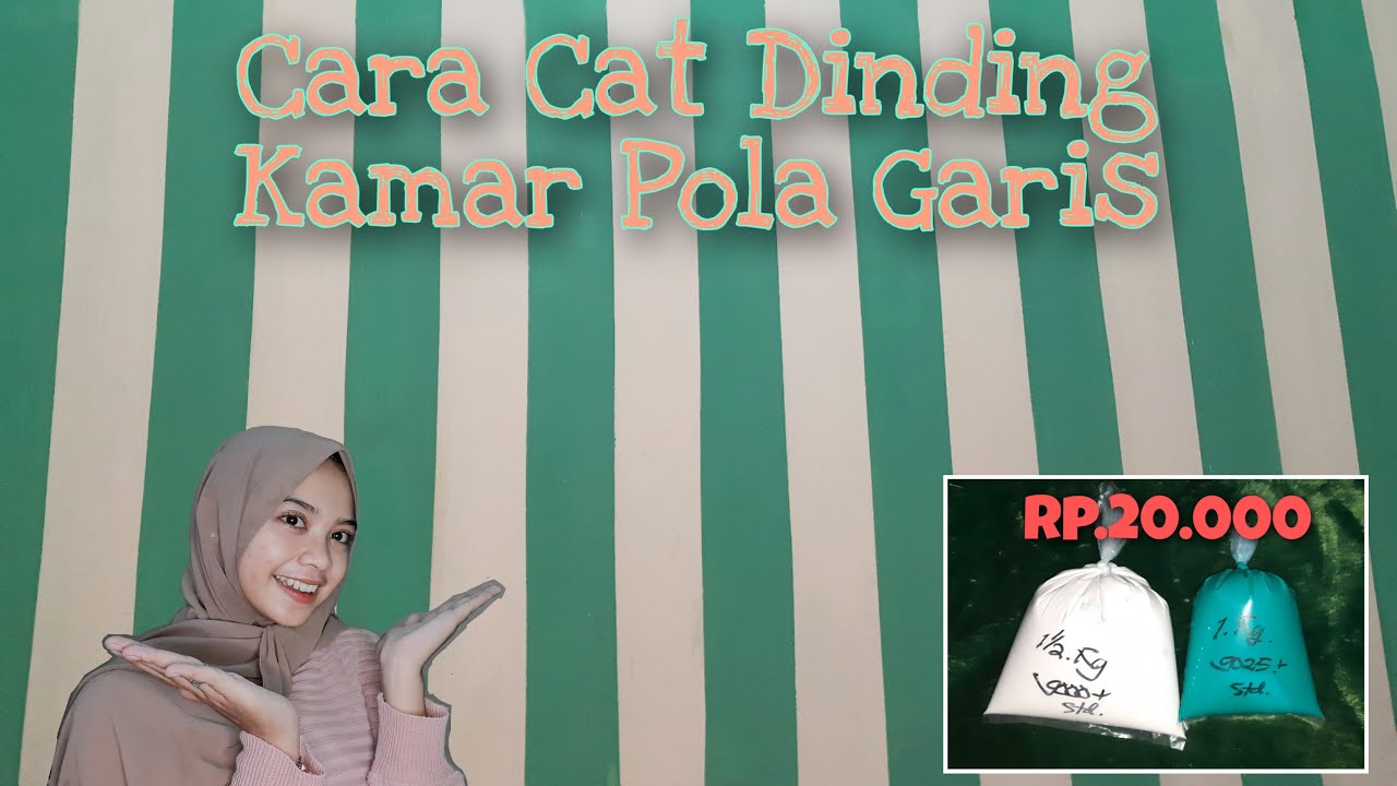  Cara  Cat Dinding  Pola Garis  Garis  Minimalis BAYONG YouTube