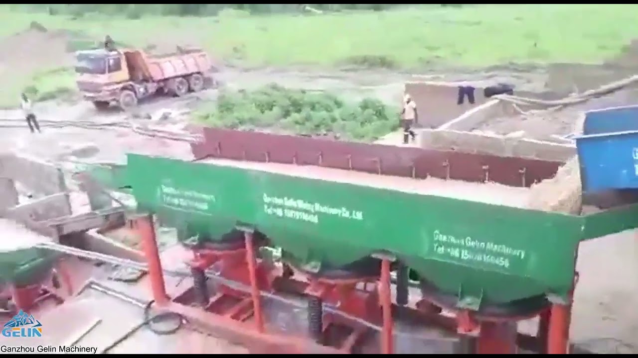 50tph gold washing plant