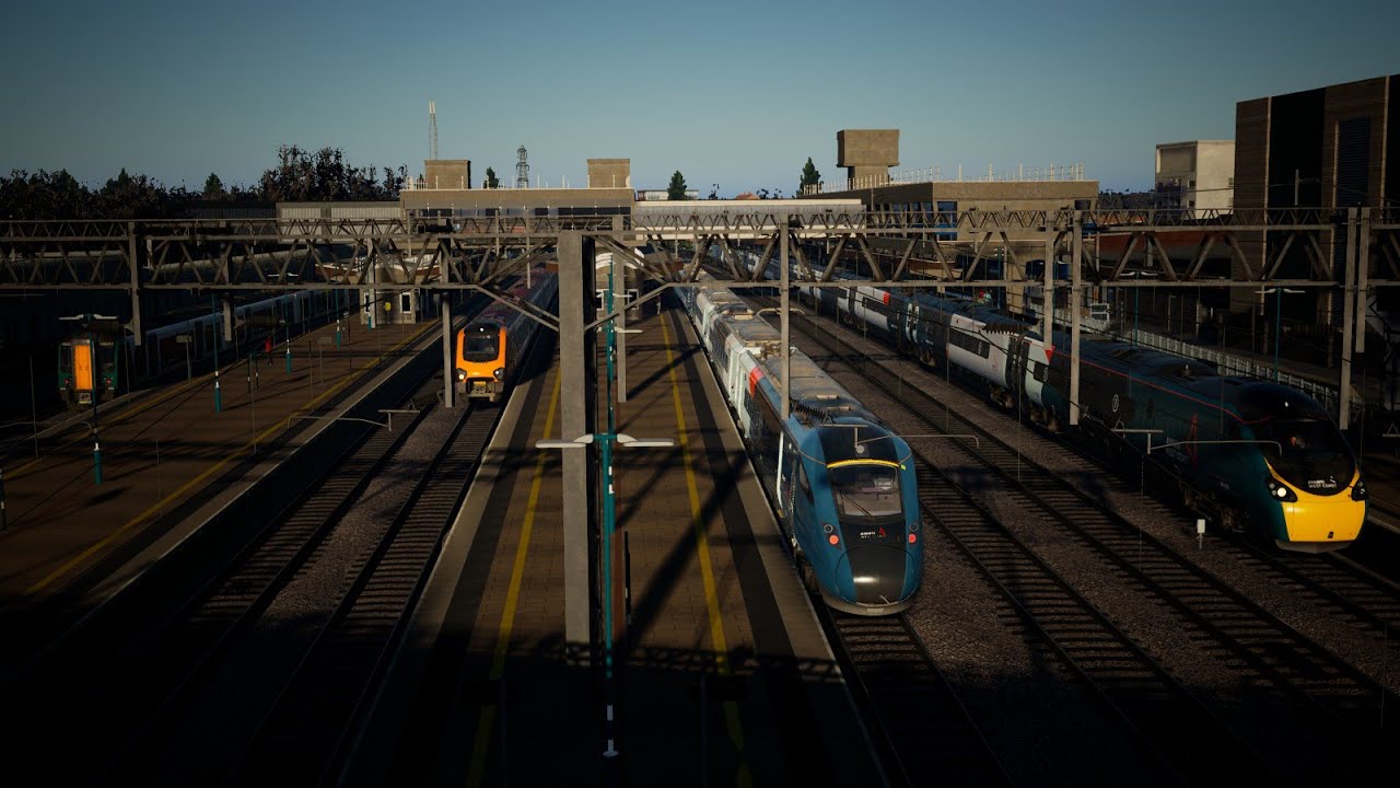 Trains at Stafford WCML TSW6 (500 Subscriber Speical)