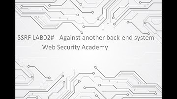SSRF Lab02# Basic SSRF against another back-end system - Web Security Academy
