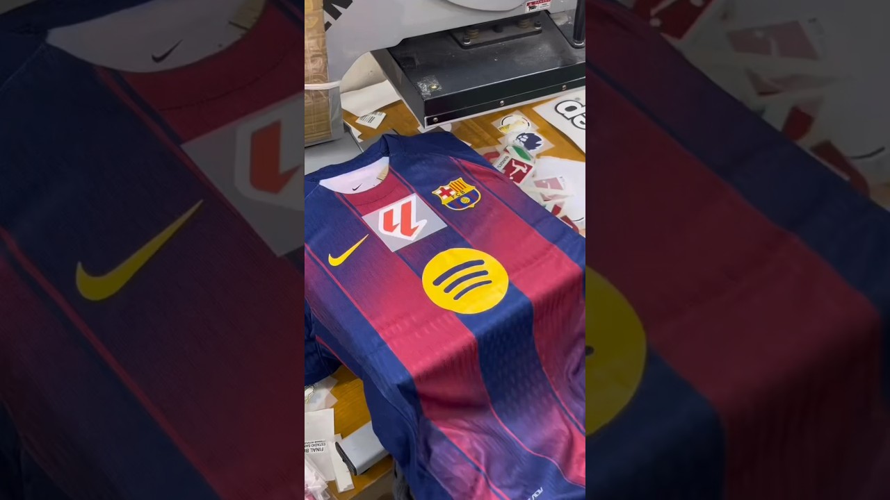 25/26 Barcelona home Pedri 8 with laliga 