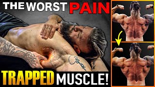 The WORST PAIN: Trapped Muscle Release! | Fixing YEARS of MUSCLE IMBALANCE & Bad Back (Crazy Result)