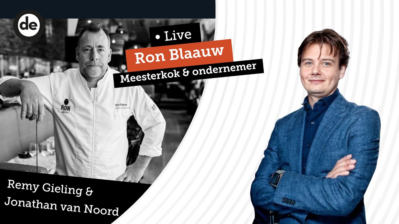 De Ondernemer Live met co-host meesterkok en ondernemer Ron Blaauw