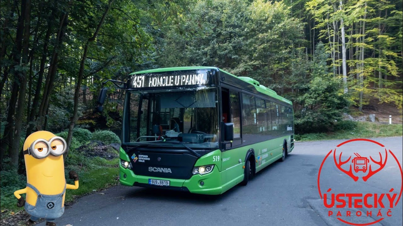 Linka 451 | Telnice Krásný les rozc. - Divadlo - vozovna | CabinCam