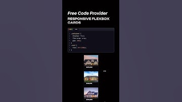 CSS Responsive Card Layout with Flexbox & Media Queries | HTML CSS Tutorial #shorts #viral #trending