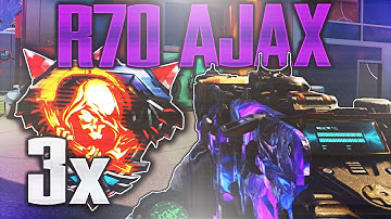 WORLDS FIRST TRIPLE "R70 AJAX NUCLEAR" BLACK OPS 3 SUPPLY DROP DLC WEAPON R70 AJAX GAMEPLAY