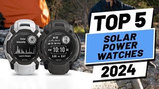Top 5 BEST Solar Power Watches in (2024)