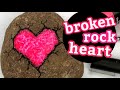 How to Paint Cracks on Rocks|| Broken Rock Heart Painting Idea || Rock Painting 101