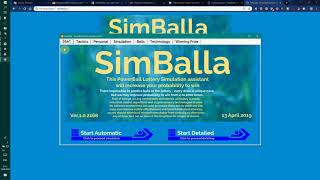 PowerBall Lottery Simulation assistant - simballa