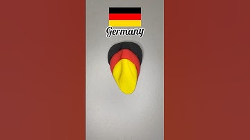 Color mixing the Germany(Deutschland)flag #satisfying #colormixing #deutschland