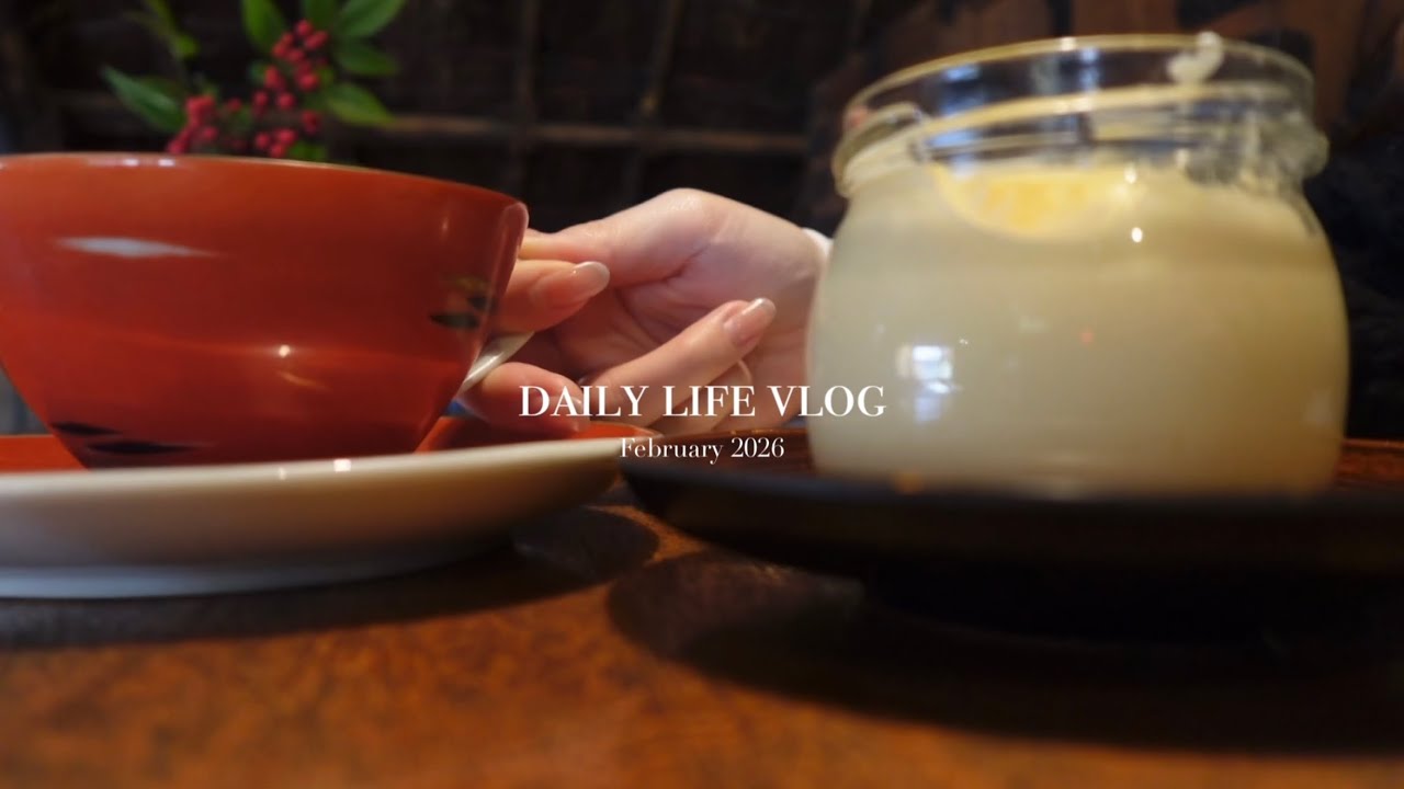vlog｜社会人の休日5days ❄︎˖*｜カフェ、美容day、編み物、postcoffee ☕️♡