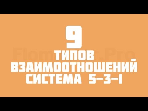 9 типов взаимоотношений (Система 5-3-1)