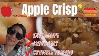 How To Make Apple Crisp | Old Fashioned Recipe | Fast & Easy Apple Crumble Topping | Fall Dessert by Creatively Bambi 243 views 3 years ago 7 minutes, 43 seconds