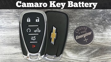 2016 - 2024 Chevy Camaro Key Fob Battery Replacement - How To Change Replace Camaro Remote Batteries