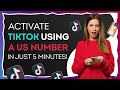 How to activate tiktok with a us virtual number from numero