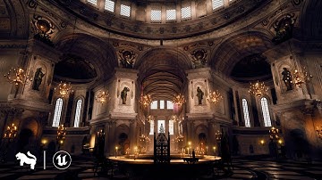 Baroque Cathedral Environment | Unreal Engine | Game-Ready Assets