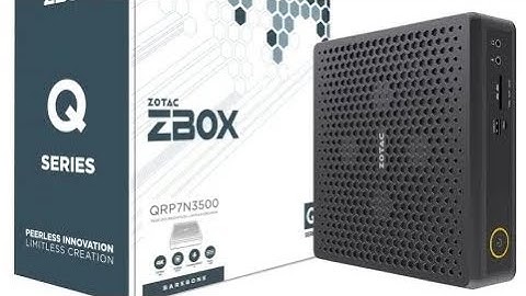 Zotac unveils ZBOX QRP7N3500 mini-PC with Intel i7 and RTX 3500.