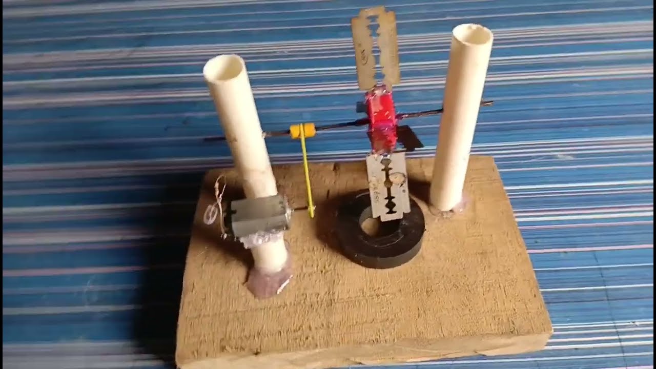 Free Energy Science Project Experiment with Blade And Free