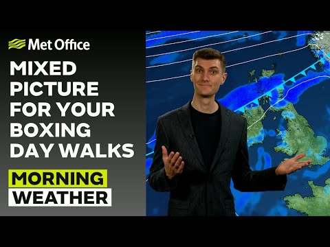26/12/2024 – Mostly cloudy with some rain and sun – Morning Weather Forecast UK – Met Office Weather