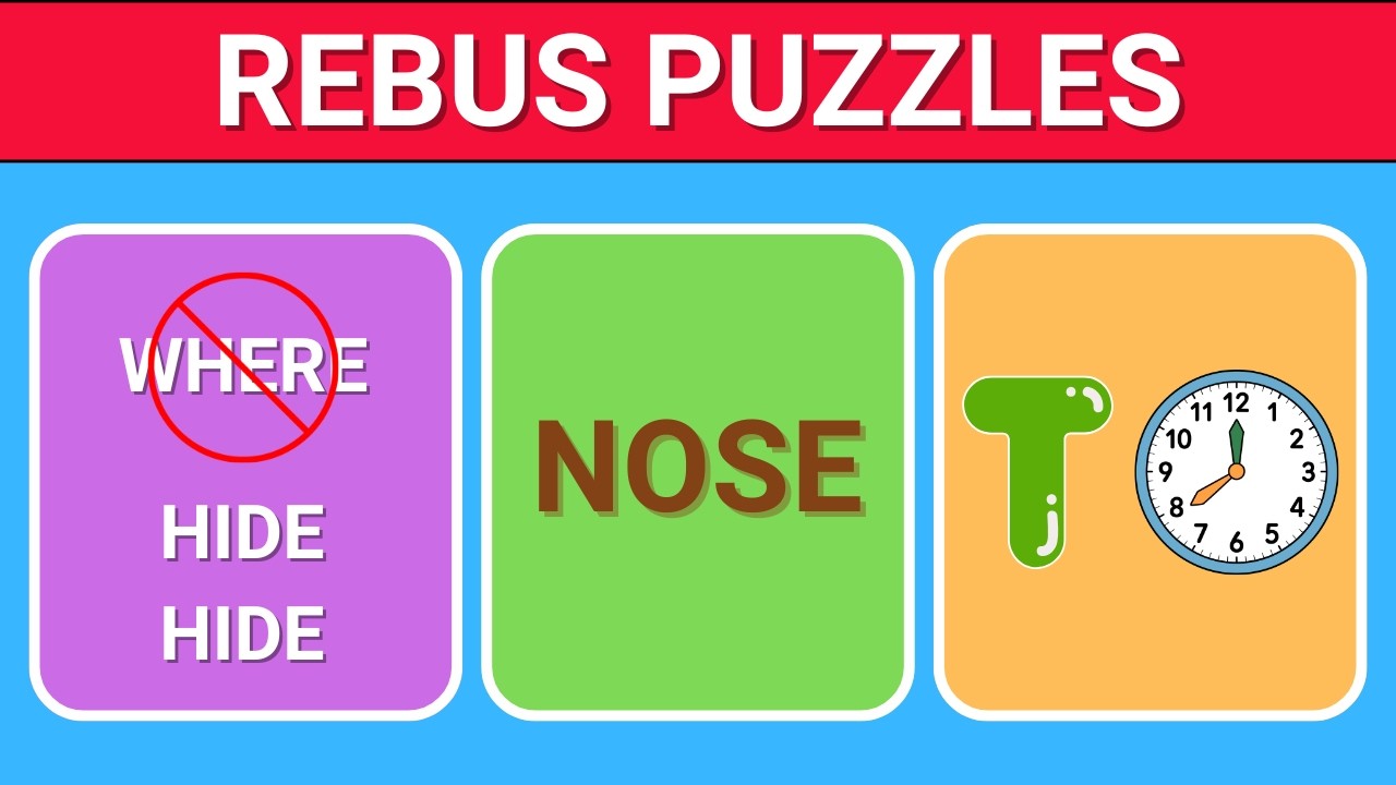 Can You Solve This MIND-BOGGLING REBUS Puzzle? - YouTube