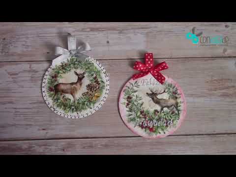 Adornos navideños ♻️ reciclando CD´s