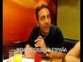 Entregándole el regalo del club a CRISTIAN CASTRO