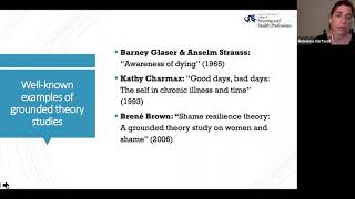Wrapping your head around and doing a grounded theory research study