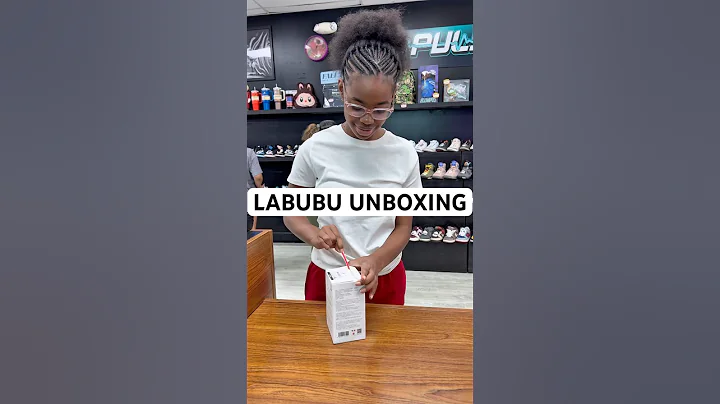 She was still good with this one 🙂 #labubu #unboxing #reaction #viral #reels