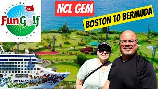 Bermuda Fun Golf @ Royal Dockyard - NCL Gem Boston to Bermuda Cruise 2024 #cruisenorwegian