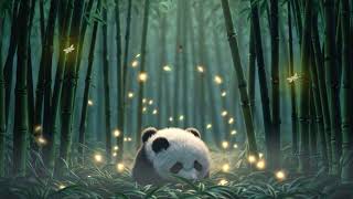 Sleeping panda Lullaby deep dleep binaural beats for babies & parents | 4K bamboo forest screenshot 5