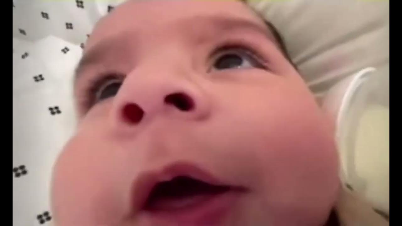 baby screaming at the camera YouTube