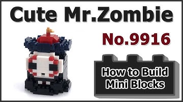 How to Build Mini Blocks Mr.Zombie No.9916 Review Instructions Specifications
