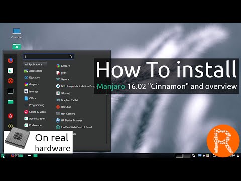 How To install Manjaro 16.02