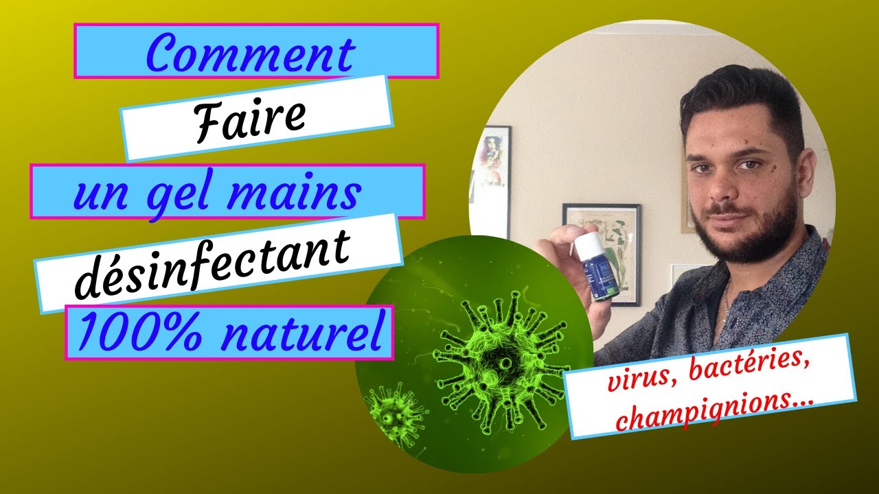Comment faire un gel désinfectant pour les mains - YouTube