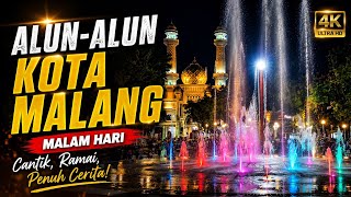 Don't Visit Malang Before Watching This! The Nighttime Charm of Malang City Square