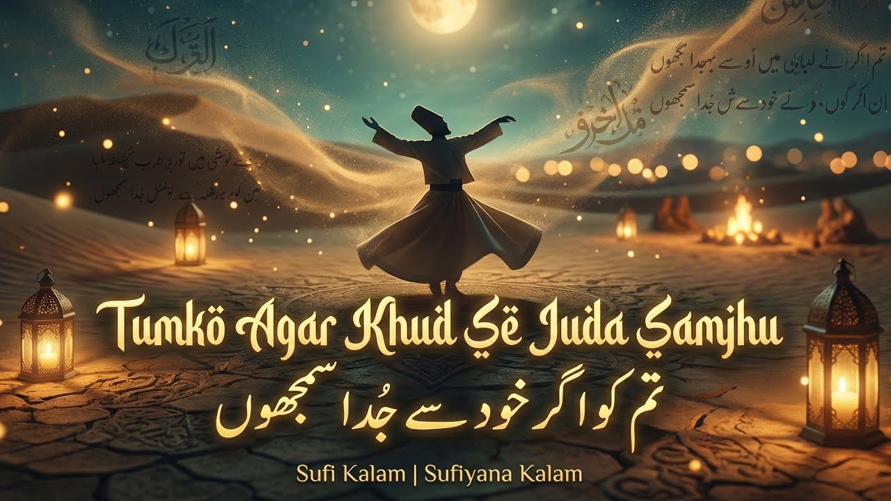 Tumko Agar Khud Se Juda Samjhu | تم کو اگر خود سے جُدا سمجھوں | Sufi Kalam | Sufiyana Kalam
