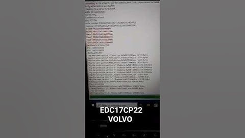 Read and write the EDC17CP22 on a volvo 2011 with CG FC200 programer