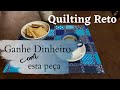 Como fazer um jogo americano super fácil e ainda ganhar dinheiro 💰 | Quilting com Bia Abdalla