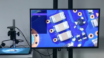 Eakins 37MP Electronic Digital Industrial Lab PCB Soldering 130X Zoom Video Microscope Camera