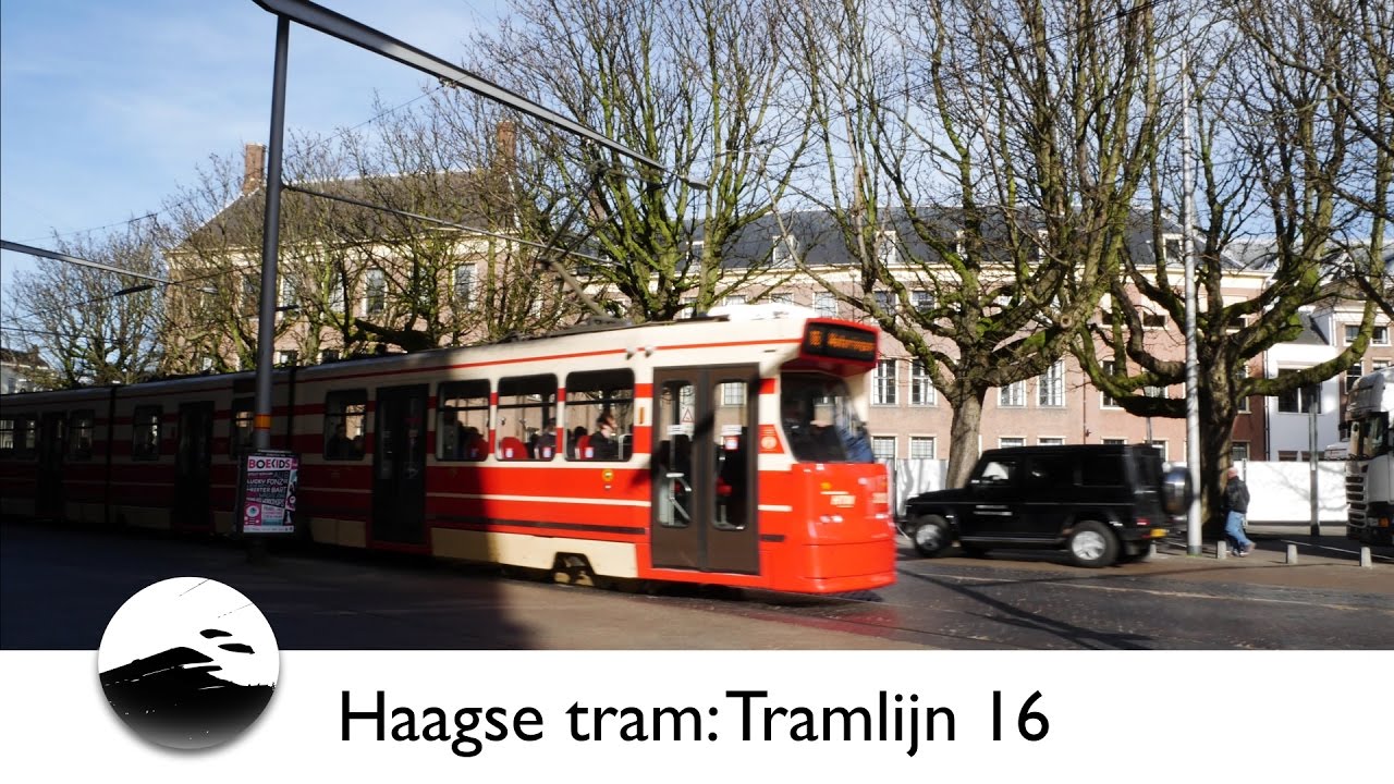 [4K] Haagse tram: Lijn 16 Statenkwartier - Wateringen