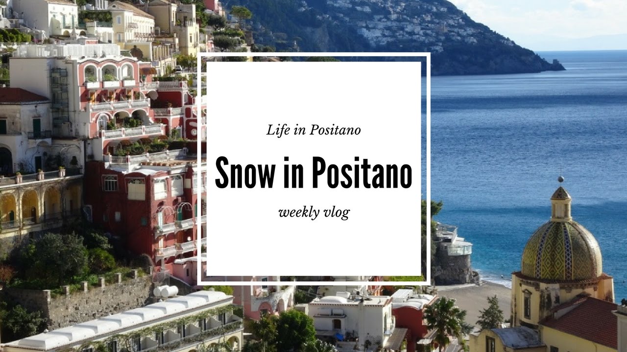 Snow in Positano! - Life in Positano VLOG