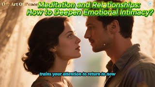 Meditation and Relationships How to Deepen Emotional Intimacy?