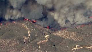 Castaic, California – January 22, 2025 – The Hughes Fire expanded rapidly, prompting evacuations.