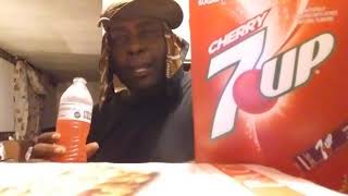 New Cherry 7 up zero sugar drink mix singles review