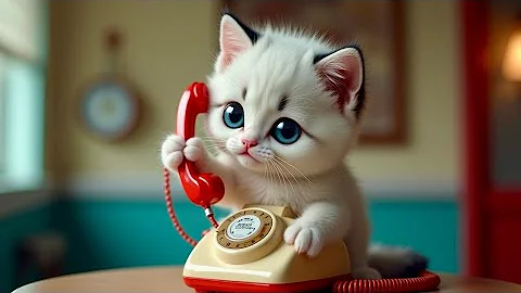 Video 11301571: kitten talking, mom talks, cute kitten mom, tiny kitten, cat