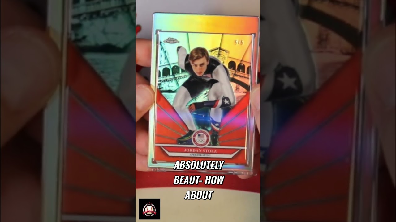 Unboxing a RARE Jordan Stolz Card: Is It FIRE? #shorts