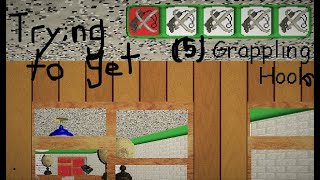 Trying to get 5 grappling hooks in Baldi's Basics Plus