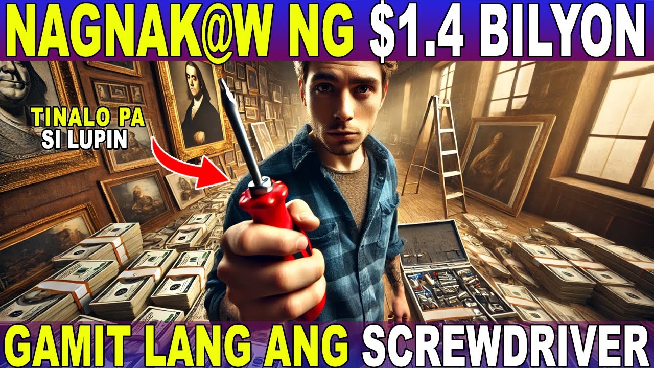 TINALO PA si LUPIN! NAGNAKAW NG $1.4 BILYON GAMIT LANG ANG SCREWDRIVER?