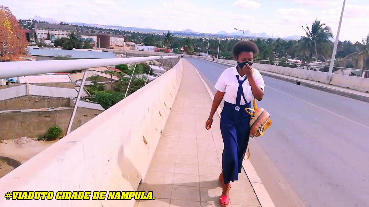 CONHEÇA O PONTO TURÍSTICO DE MOÇAMBIQUE | Cidade de Nampula África | VIADUTO.